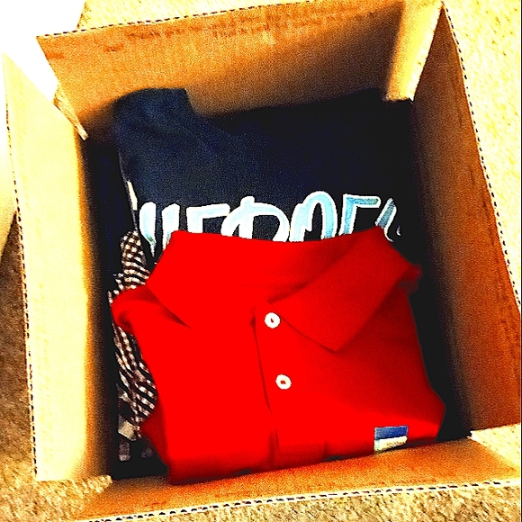 Mystery Boys Clothes Box. 6 Size Large Shirts. Great Condition. Reseller - Picture 2 of 3